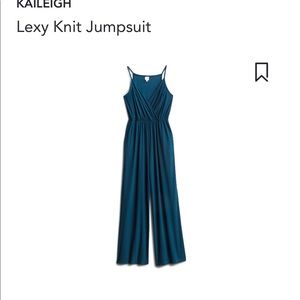 Gorgeous blue Kaileigh knit jumpsuit
